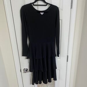 Gently Used - LulaRoe Georgia Long Sleeve Dress (M)